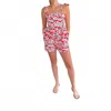 Entro Women's Star Spangled Blooms Shorts In Red In Multi