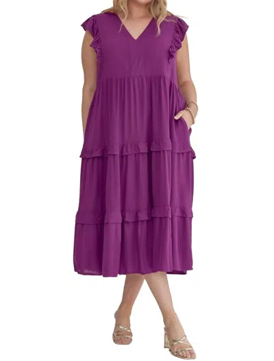 Entro Women's You're Mine Dress In Violet In Purple