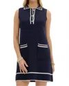 Entro Yacht Club Dress In Navy In Blue