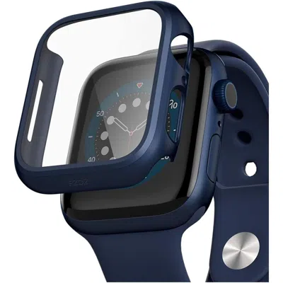 Entronix Case Compatible With Iwatch Series 3/2/1, 38mm - Hard Cover W/ Built-in Screen Protector In Blue