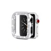 Entronix Case Compatible With Iwatch Series 9/8/7, 45mm - Diamond Cover W/ Built-in Screen Protector In Silver