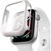 Entronix Case Compatible With Iwatch Series Ultra, 49mm - Hard Cover W/ Built-in Screen Protector In White