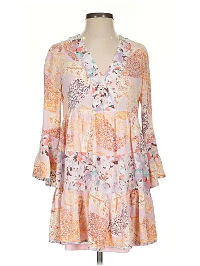 Pre-owned Entry Kimono In Orange