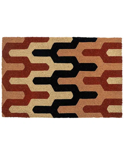Entryways Arabian Large Coir Doormat In Multicolor