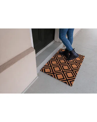 Entryways Diamonds Coir Doormat