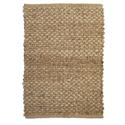 Entryways Handmade Flatweave Jute Brown Area Rug
