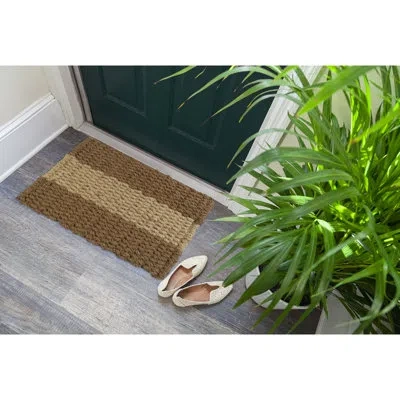Entryways Handwoven Doormat - The Rope In Brown