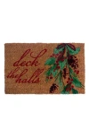 Entryways Merry Pine Doormat In Red