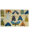 Entryways Moths Coir Doormat In Multi