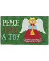 Entryways Peace, Love & Joy Doormat In Multi