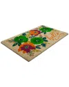 Entryways Unique Blooms Coir Doormat