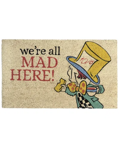 Entryways Victoria & Albert Museum Mad Hatter Coir Doormat In Multi