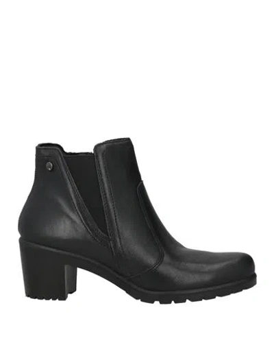 Enval Soft Woman Ankle Boots Black Size 6 Leather