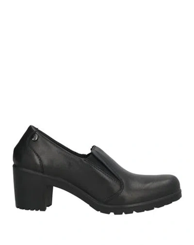 Enval Soft Woman Loafers Black Size 11 Leather