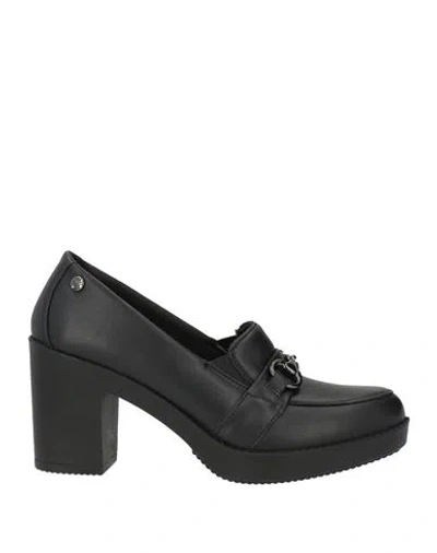 Enval Soft Woman Loafers Black Size 7 Leather
