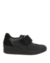 Enval Soft Woman Sneakers Black Size 5 Leather, Textile Fibers In Black