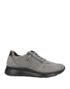 Enval Soft Woman Sneakers Grey Size 6 Goat Skin In Gray
