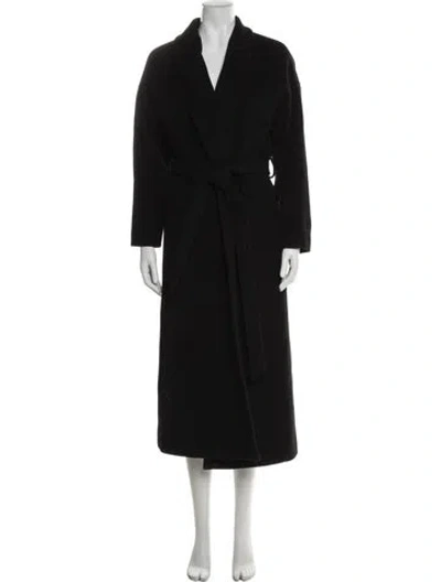 Pre-owned Envelope1976 Virgin Wool Coat In Black