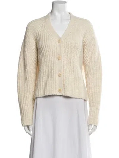 Pre-owned Envelope1976 V-neck Sweater In Neutral