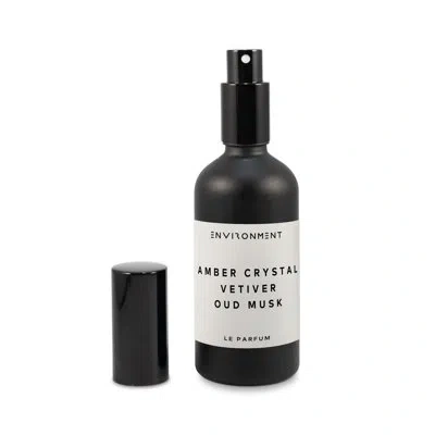 Environment 100ml Room Spray Inspired By Baccarat Rouge 540® - Amber Crystal | Vetiver | Oud Musk In Black;white