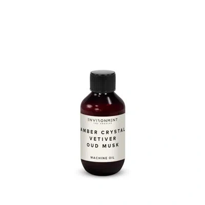 Environment 2oz Machine Diffusing Oil Inspired By Baccarat Rouge 540® - Amber Crystal | Vetiver | Oud Musk In Black;white