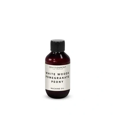 Environment 2oz Machine Diffusing Oil Inspired By The Aria Hotel® - White Woods | Pomegranate | Peony In Black;white
