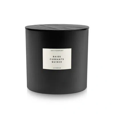 Environment 55oz Candle Inspired By Diptyque Baies® - Baies | Currants | Quince In Black;white
