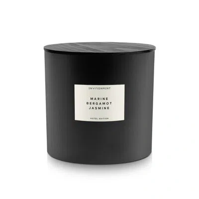 Environment 55oz Candle Inspired By The Ritz Carlton Hotel® - Marine | Bergamot | Jasmine In Black