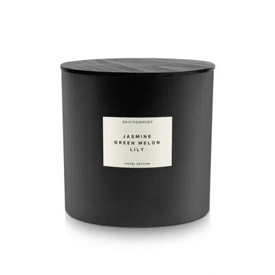Environment 55oz Candle Inspired By The Wynn Hotel® - Jasmine | Green Melon | Lily In Black;white