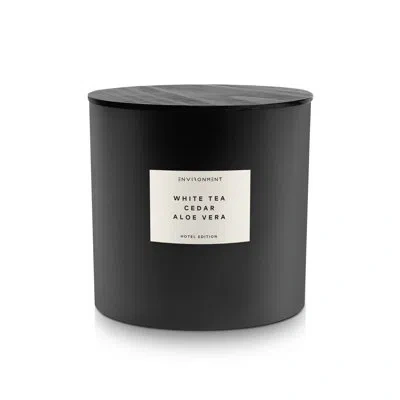 Environment 55oz Candle Inspired By Westin Hotel® - White Tea | Cedar | Aloe Vera In Black;white