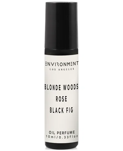 Environment Blonde Woods, Rose & Black Fig Roll-on Oil Perfume (inspired By 5-star Luxury Hotels), 0.33 Oz. In White