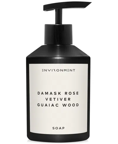 Environment Damask Rose, Vetiver & Guaiac Wood Hand Soap (inspired By 5-star Luxury Hotels), 10 Oz. In White