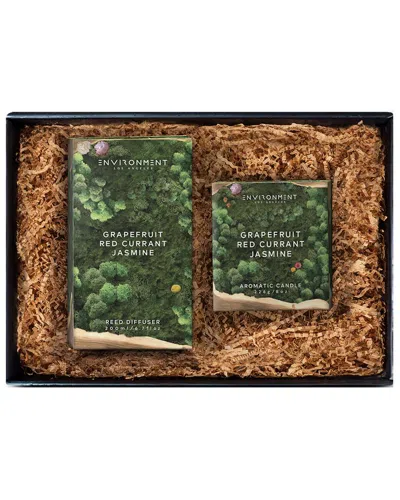 ENVIRONMENT LOS ANGELES ENVIRONMENT 200ML DIFFUSER & 8OZ CANDLE GIFT PACK INSPIRED BY MARRIOTT HOTEL¨