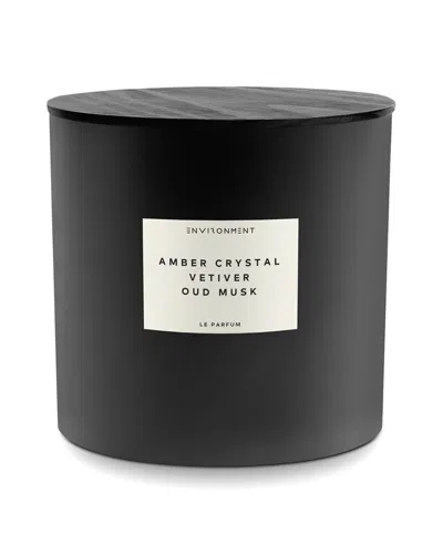 Environment Los Angeles Environment 55oz Candle Inspired By Baccarat Rouge 540® Amber Crystal In Black