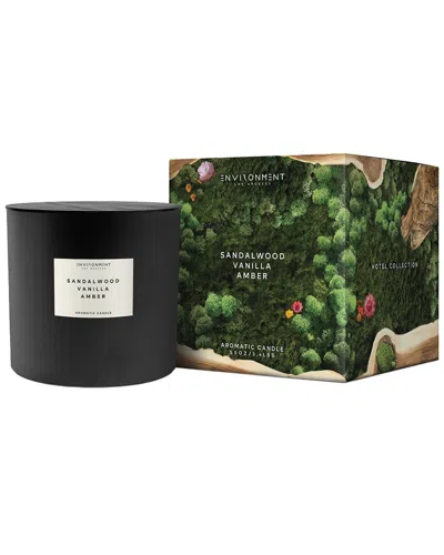 Environment Los Angeles Environment 55oz Candle Inspired By Hotel Costes® Sandalwood, Vanilla & Amber In Black