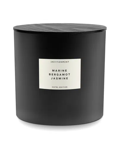 Environment Los Angeles Environment 55oz Candle Inspired By The Ritz Carlton Hotel® Marine In Black