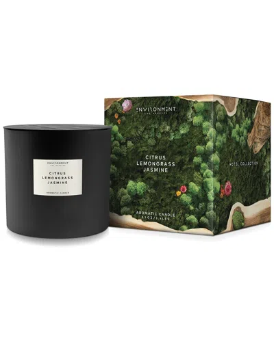 Environment Los Angeles Environment 55oz Candle Inspired By W Hotel® Citrus, Lemongrass & Jasmine In Black