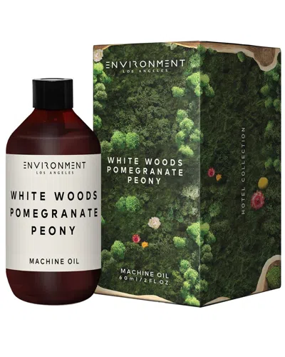 Environment Los Angeles Environment Diffusing Oil Inspired By The Aria Hotel® White Woods, Pomegranate  & Peony In Black