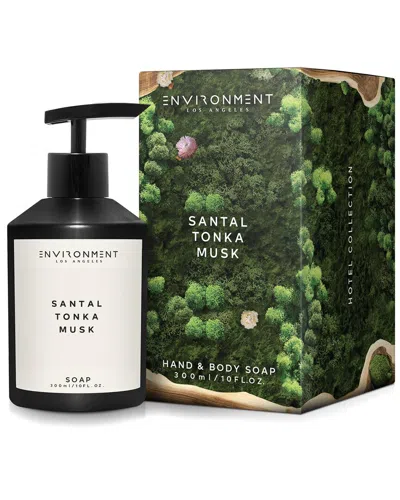 Environment Los Angeles Environment Hand Soap Inspired By Le Labo Santal® And 1 Hotel® Santal, Tonka & Musk In Black
