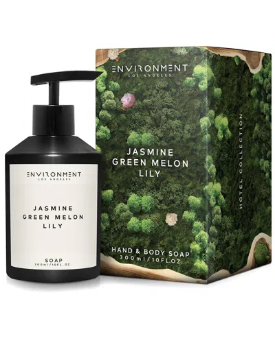 Environment Los Angeles Environment Hand Soap Inspired By The Wynn Hotel® Jasmine, Green Melon & Lily In Black