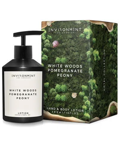 Environment Los Angeles Environment Lotion Inspired By The Aria Hotel® White Woods, Pomegranate & Peony In Black
