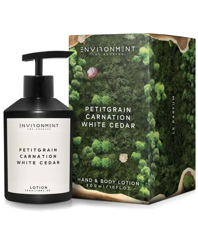 Environment Los Angeles Environment Lotion Inspired By Ysl L'homme® Petitgrain, Carnation & White Cedar In Black