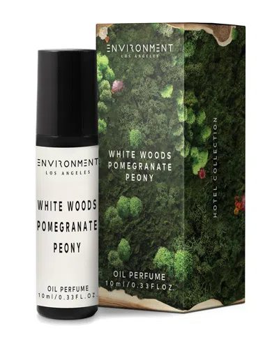 Environment Los Angeles Environment Roll-on Inspired By The Aria Hotel® White Woods, Pomegranate & Peony In Multi