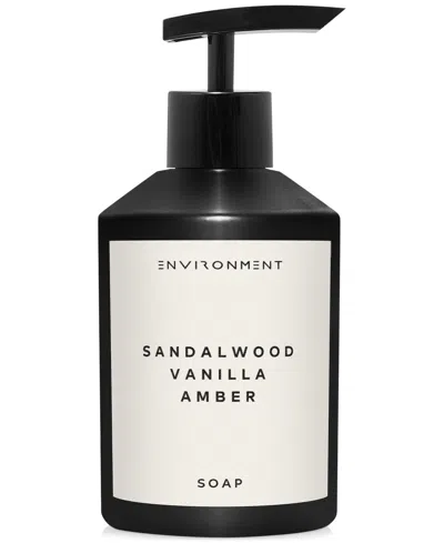 Environment Sandalwood, Vanilla & Amber Hand Soap (inspired By 5-star Luxury Hotels), 10 Oz. In White
