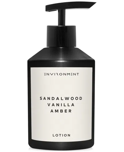 Environment Sandalwood, Vanilla & Amber Lotion (inspired By 5-star Luxury Hotels), 10 Oz. In No Color