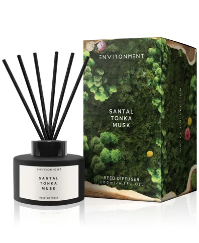 Environment Santal, Tonka & Musk Diffuser (inspired By 5-star Luxury Hotels), 6.7 Oz. In No Color