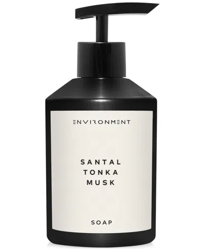 Environment Santal, Tonka & Musk Hand Soap (inspired By 5-star Luxury Hotels), 10 Oz. In White