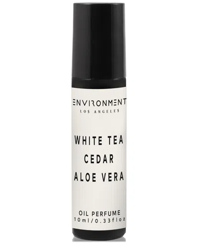 Environment White Tea, Cedar & Aloe Vera Roll-on Oil Perfume (inspired By 5-star Luxury Hotels), 0.33 Oz.
