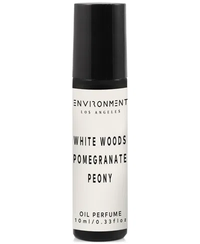 Environment White Woods, Pomegranate & Peony Roll-on Oil Perfume (inspired By 5-star Luxury Hotels), 0.33 Oz. In No Color