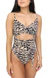 ENVYA ONE-PIECE SWIMSUIT IN LEAVE HER WILD